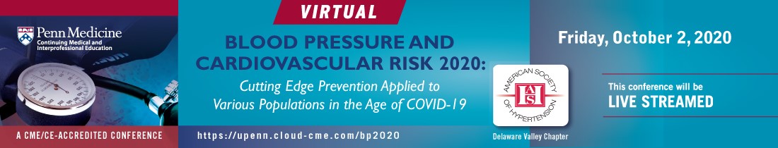 Blood Pressure and Cardiovascular Risk 2020: Cutting Edge Prevention Applied to Various Populations in the Age of COVID-19 Banner